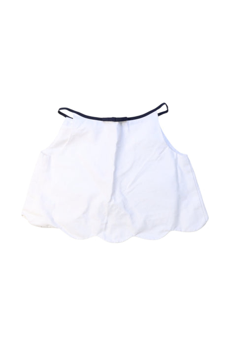 A White Sleeveless Tops from Jacadi in size 3T for girl. (Front View)