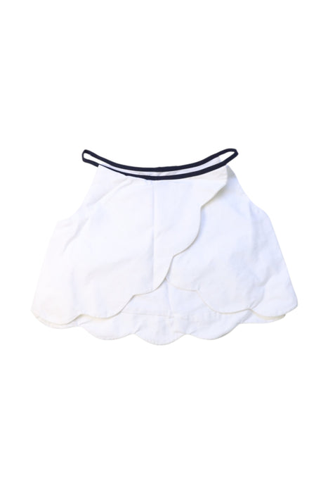 A White Sleeveless Tops from Jacadi in size 3T for girl. (Back View)