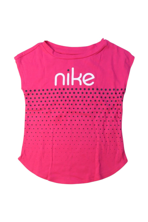 A Pink Sleeveless Tops from Nike in size 2T for girl. (Front View)