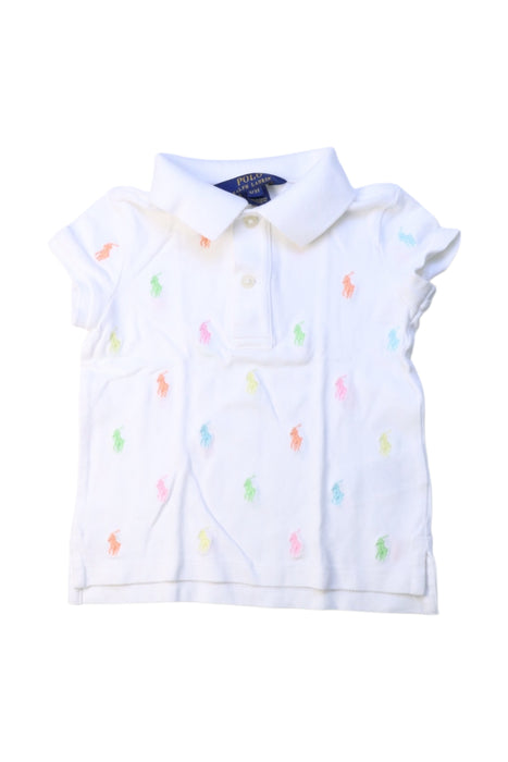 A Multicolour Short Sleeve Polos from Polo Ralph Lauren in size 3T for girl. (Front View)