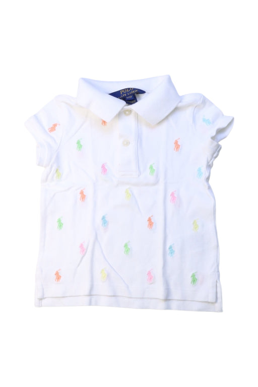 A Multicolour Short Sleeve Polos from Polo Ralph Lauren in size 3T for girl. (Front View)