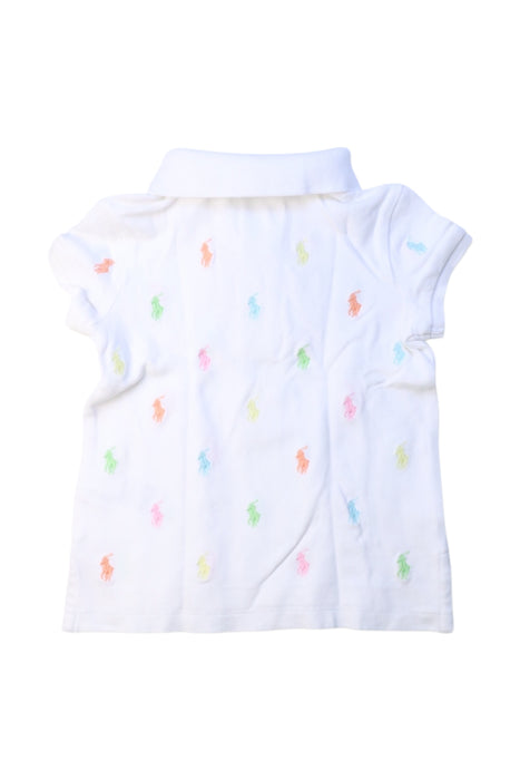 A Multicolour Short Sleeve Polos from Polo Ralph Lauren in size 3T for girl. (Back View)