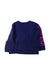 A Navy Crewneck Sweatshirts from Kenzo in size 2T for girl. (Back View)