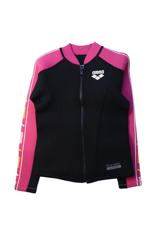 A Black Wetsuits from Arena in size 4T for girl. (Front View)