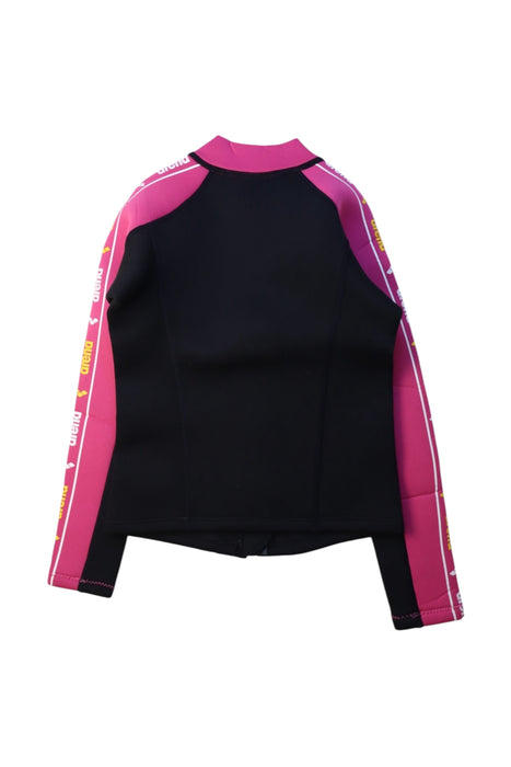 A Black Wetsuits from Arena in size 4T for girl. (Back View)
