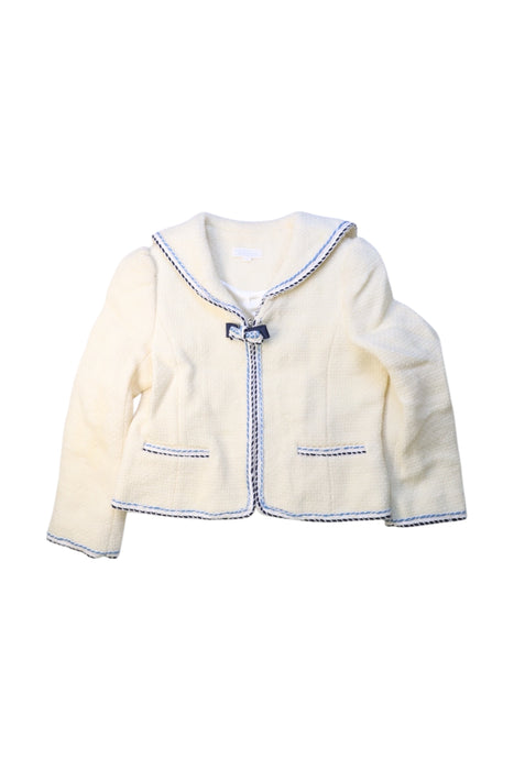 A Ivory Blazers from Nicholas & Bears in size 6T for girl. (Front View)