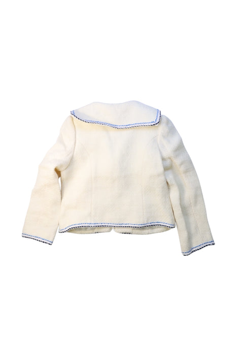 A Ivory Blazers from Nicholas & Bears in size 6T for girl. (Back View)