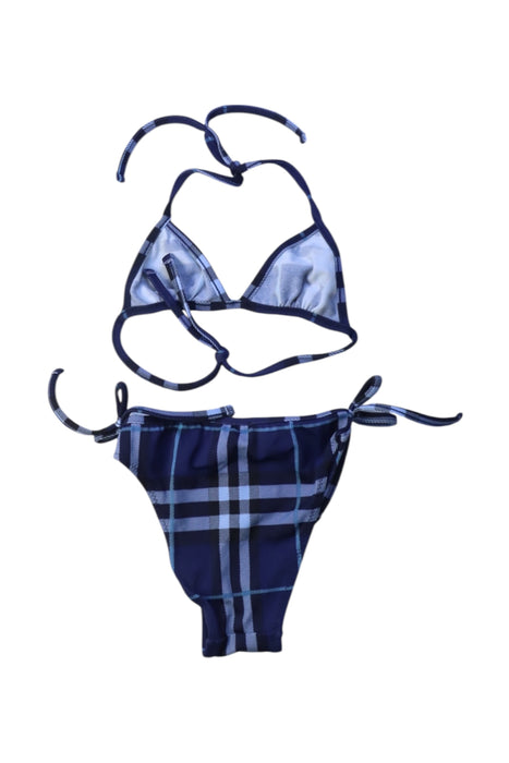 A Navy Bikinis from Burberry in size 12-18M for girl. (Back View)
