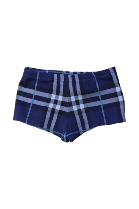 A Navy Swim Shorts from Burberry in size 12-18M for girl. (Front View)