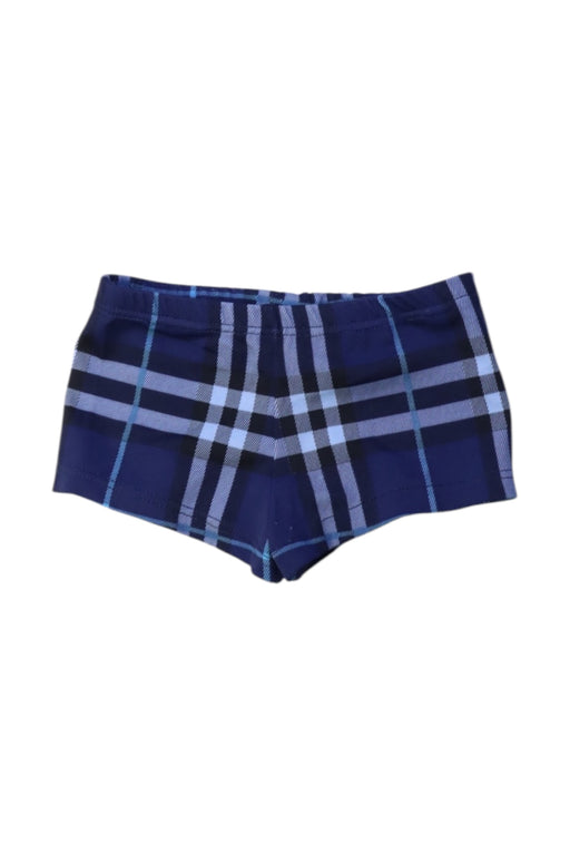 A Navy Swim Shorts from Burberry in size 12-18M for girl. (Front View)