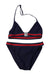 A Navy Bikinis from Gucci in size 12-18M for girl. (Front View)