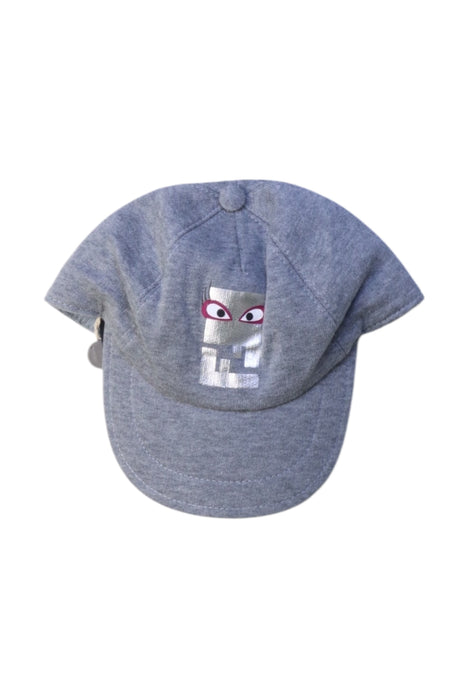 A Grey Caps from Fendi in size 10Y for neutral. (Back View)