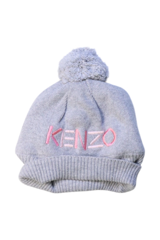 A Grey Winter Hats from Kenzo in size 18-24M for girl. (Front View)