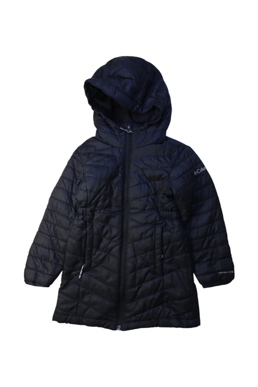A Black Puffer/Quilted Coats & Outerwear from Columbia in size 5T for girl. (Front View)
