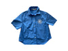 A Blue Short Sleeve Shirts from Mardi Mercredi in size 10Y for neutral. (Front View)
