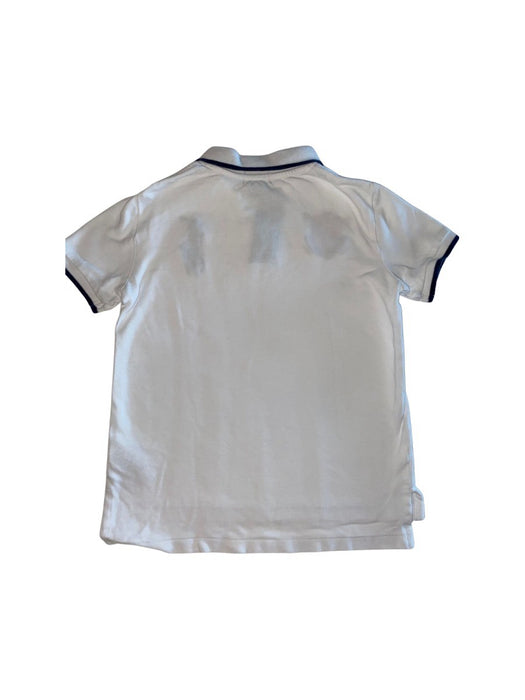 A White Short Sleeve Polos from Polo Ralph Lauren in size 7Y for boy. (Back View)