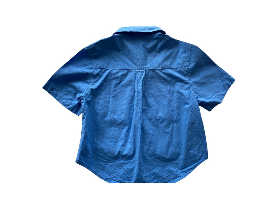 A Blue Short Sleeve Shirts from Mardi Mercredi in size 10Y for neutral. (Back View)