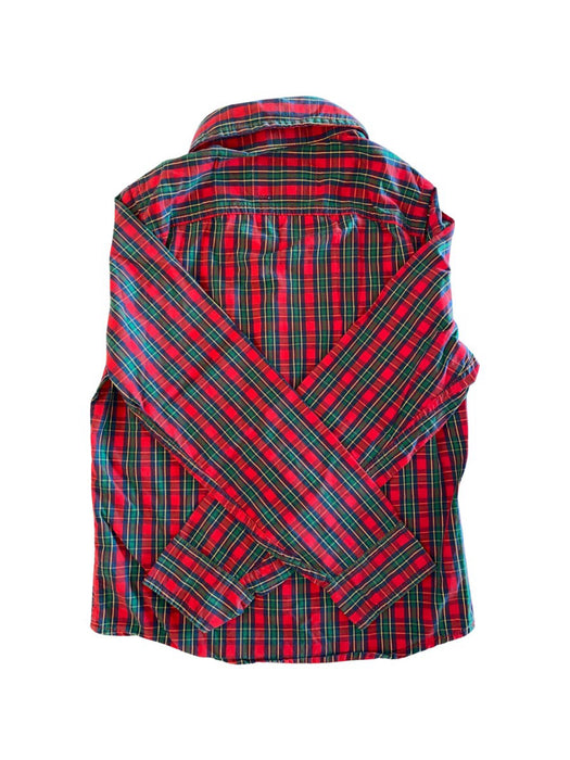 A Red Long Sleeve Shirts from Abercrombie & Fitch in size 8Y for boy. (Back View)