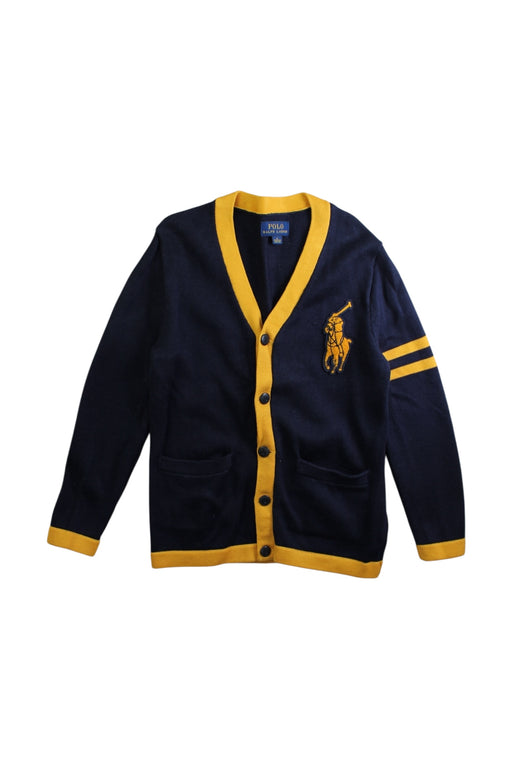 A Navy Cardigans from Polo Ralph Lauren in size 6T for boy. (Front View)