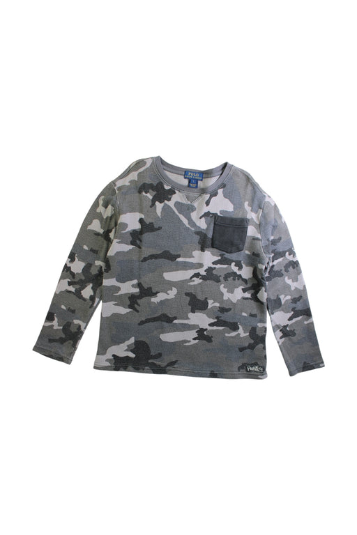 A Multicolour Long Sleeve Tops from Polo Ralph Lauren in size 7Y for boy. (Front View)
