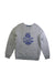 A Grey Crewneck Sweatshirts from Polo Ralph Lauren in size 7Y for boy. (Front View)