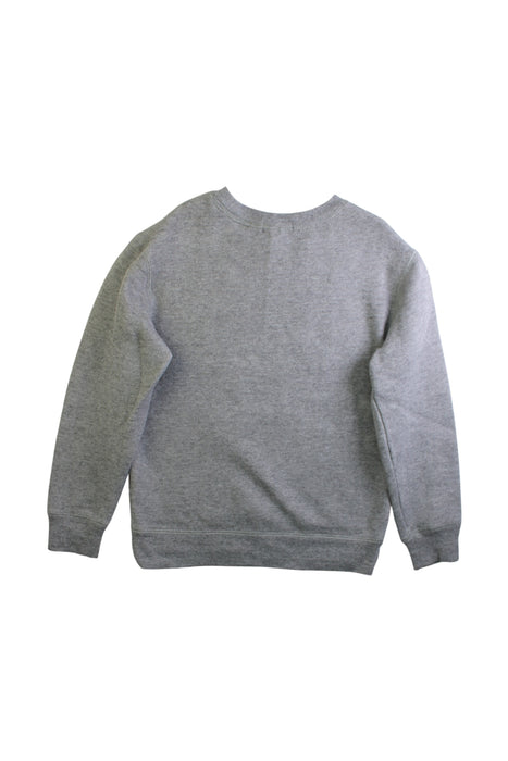 A Grey Crewneck Sweatshirts from Polo Ralph Lauren in size 7Y for boy. (Back View)