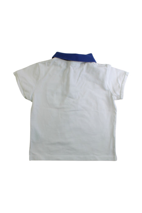 A White Short Sleeve Polos from Nicholas & Bears in size 2T for boy. (Back View)
