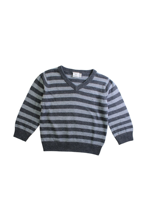 A Grey Crewneck Sweatshirts from Kingkow in size 0-3M for boy. (Front View)