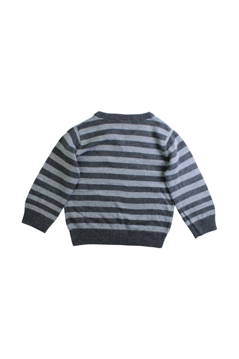 A Grey Crewneck Sweatshirts from Kingkow in size 0-3M for boy. (Back View)