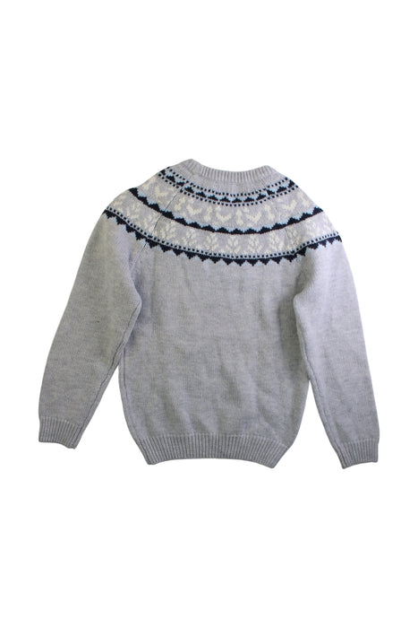 A Grey Knit Sweaters from Jacadi in size 8Y for neutral. (Back View)