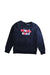 A Black Crewneck Sweatshirts from Jacadi in size 8Y for girl. (Front View)