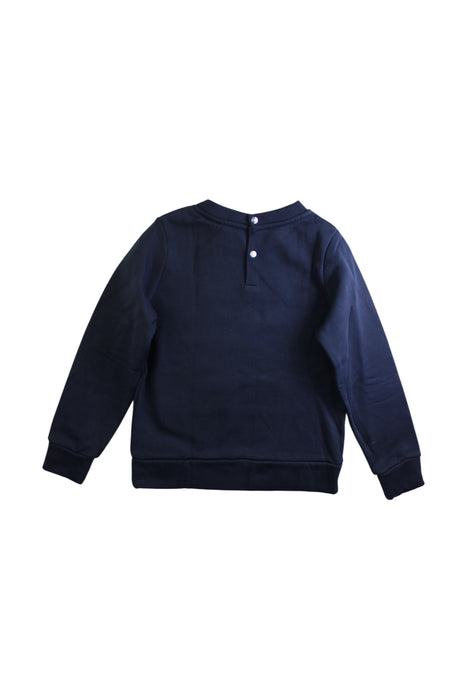 A Black Crewneck Sweatshirts from Jacadi in size 8Y for girl. (Back View)