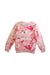 A Multicolour Crewneck Sweatshirts from Adidas in size 7Y for girl. (Front View)