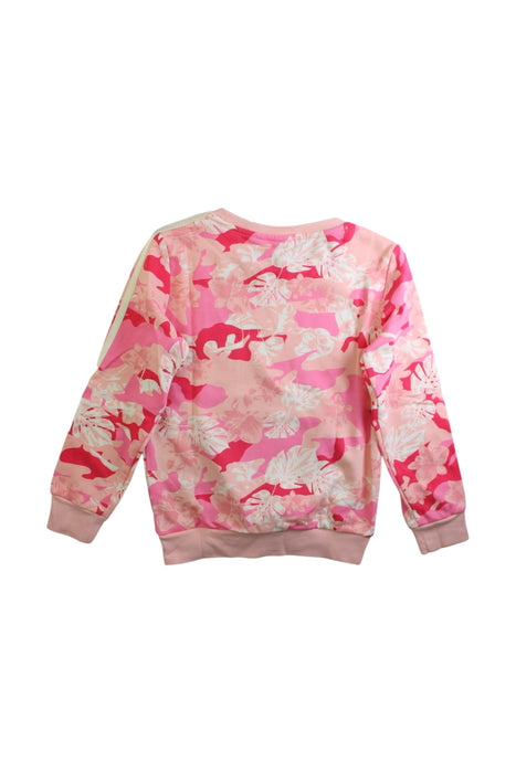 A Multicolour Crewneck Sweatshirts from Adidas in size 7Y for girl. (Back View)