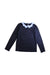 A Navy Long Sleeve Tops from Jacadi in size 8Y for girl. (Front View)