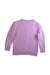 A Purple Knit Sweaters from Crewcuts in size 6T for girl. (Back View)
