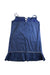 A Blue Sleeveless Dresses from Excuse My French in size 6T for girl. (Back View)