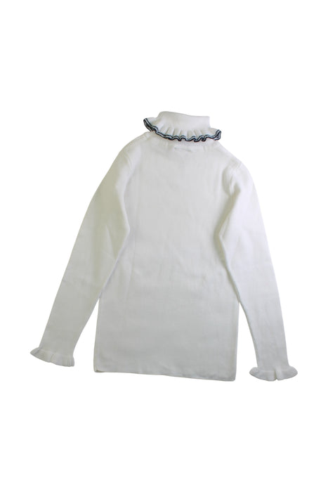 A White Long Sleeve Tops from Jacadi in size 8Y for girl. (Back View)