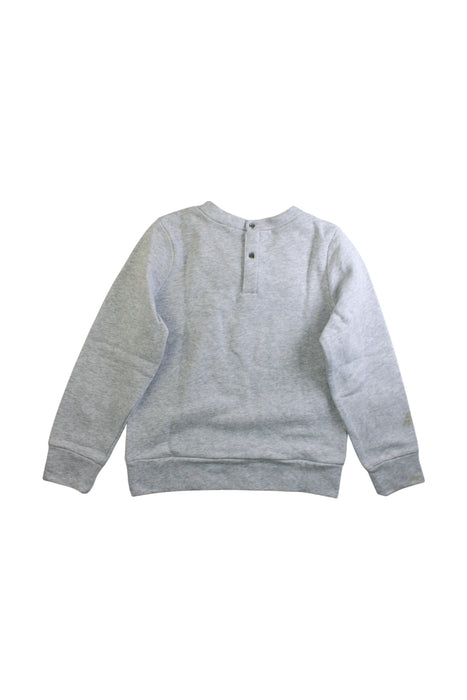 A Grey Crewneck Sweatshirts from Jacadi in size 8Y for girl. (Back View)