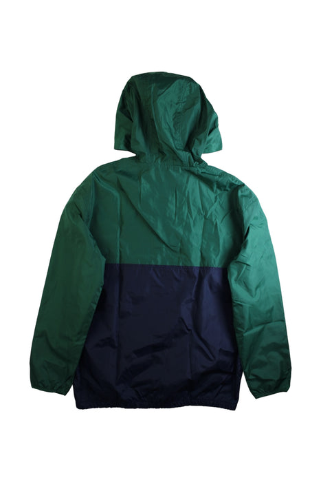 A Green Rain Jackets from Polo Ralph Lauren in size 14Y for boy. (Back View)