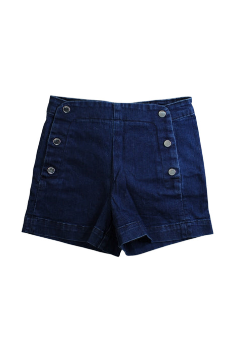 A Navy Shorts from Jacadi in size 8Y for girl. (Front View)
