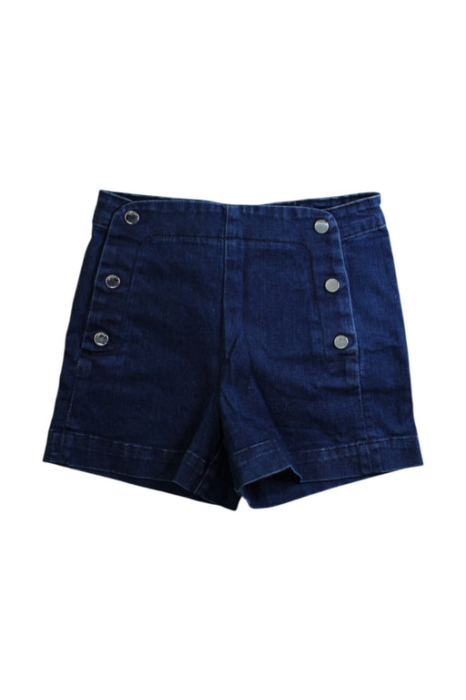 A Navy Shorts from Jacadi in size 8Y for girl. (Front View)
