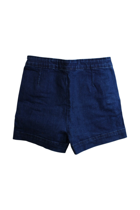 A Navy Shorts from Jacadi in size 8Y for girl. (Back View)