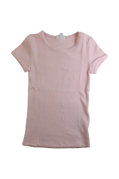 A Pink Short Sleeve T Shirts from Seed in size 8Y for girl. (Front View)