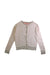 A Pink Cardigans from Bonpoint in size 10Y for girl. (Front View)