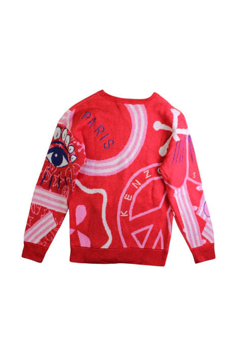 A Multicolour Knit Sweaters from Kenzo in size 8Y for girl. (Back View)