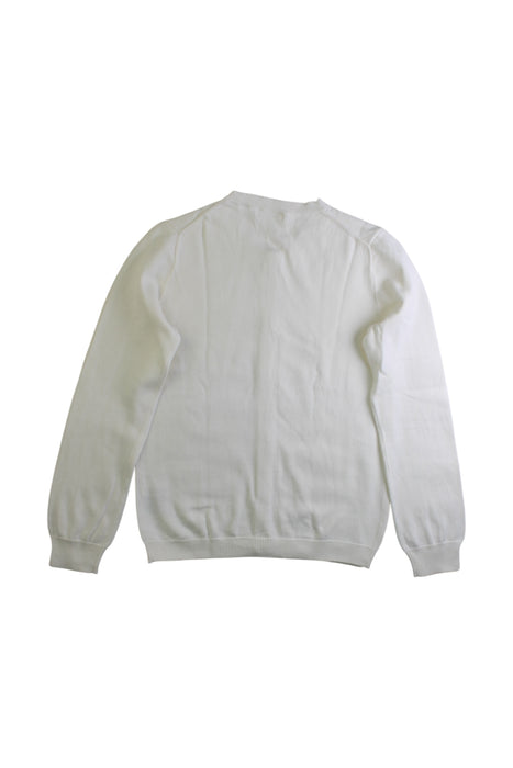 A White Cardigans from Crewcuts in size 8Y for girl. (Back View)