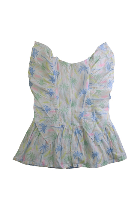 A Multicolour Sleeveless Tops from Gingersnaps in size 8Y for girl. (Back View)