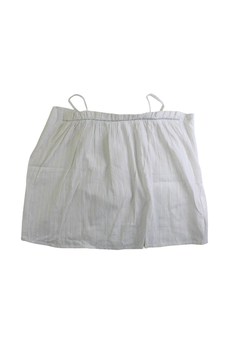A White Sleeveless Tops from Sunset Limonade in size 8Y for girl. (Front View)