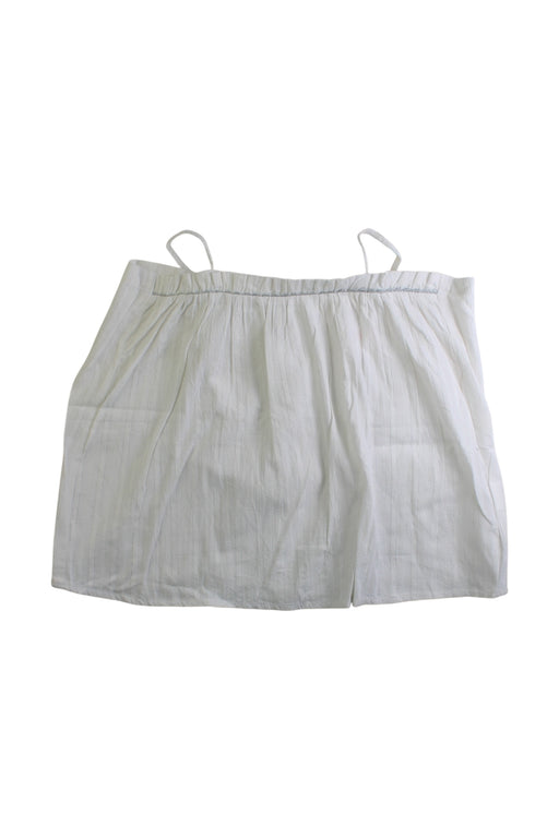 A White Sleeveless Tops from Sunset Limonade in size 8Y for girl. (Front View)